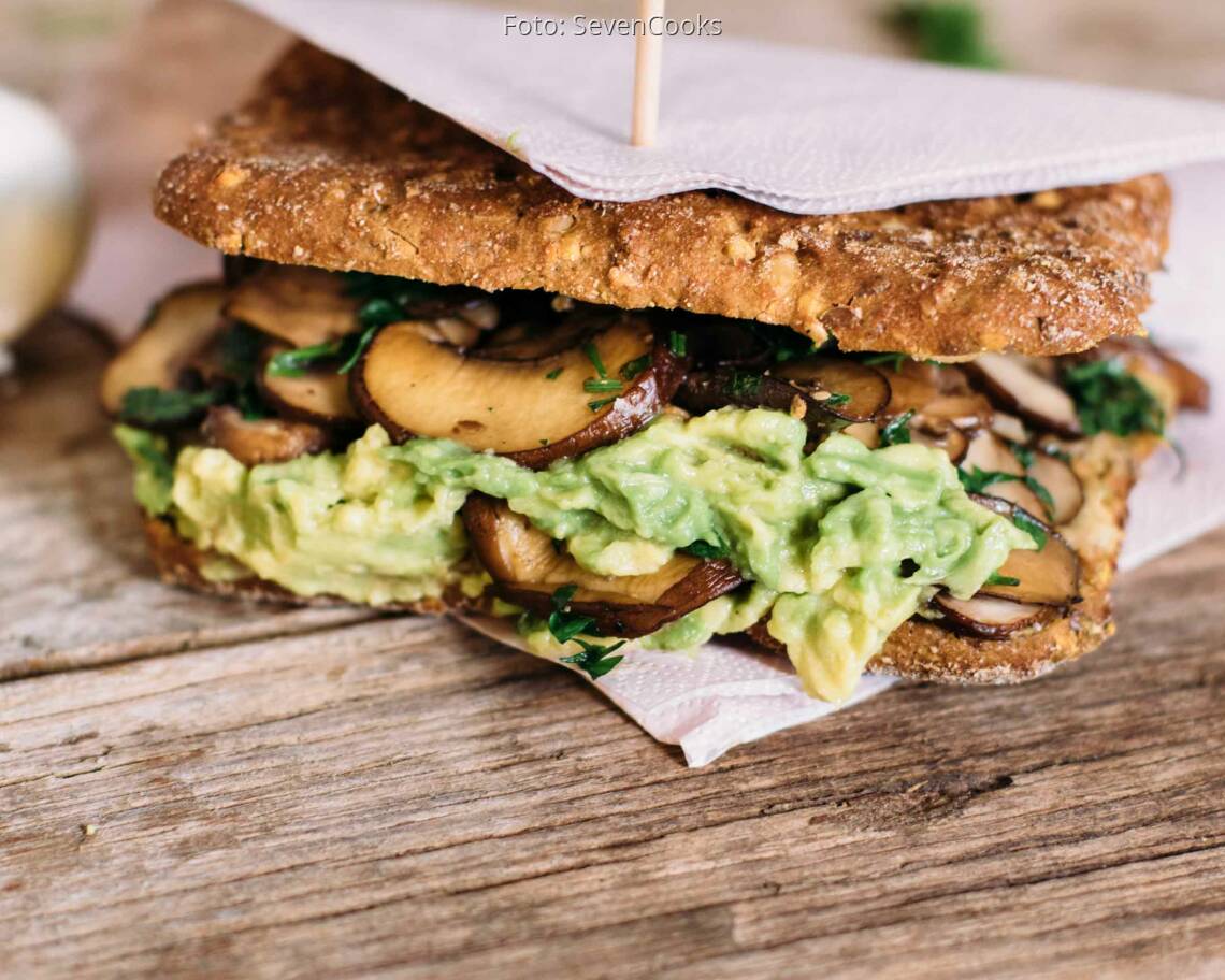 Veganes Rezept: Grilled-Mushroom-Sandwich