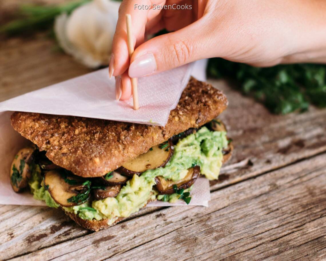 Veganes Rezept: Grilled-Mushroom-Sandwich