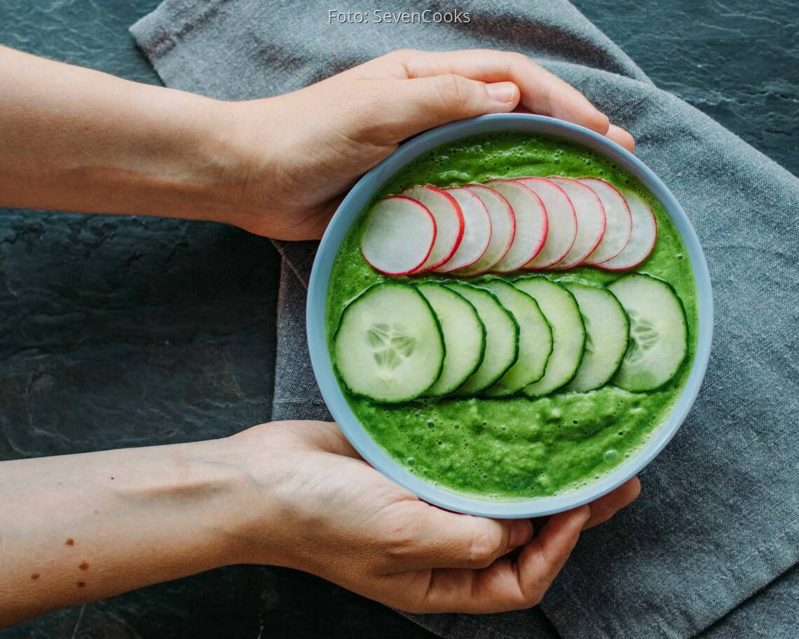 Veganes Rezept: Grüne Smoothie-Bowl_3