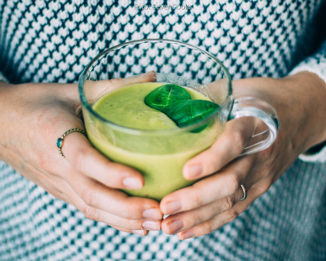 Fertiges Rezept: Grüner Smoothie mit Baby-Spinat_1