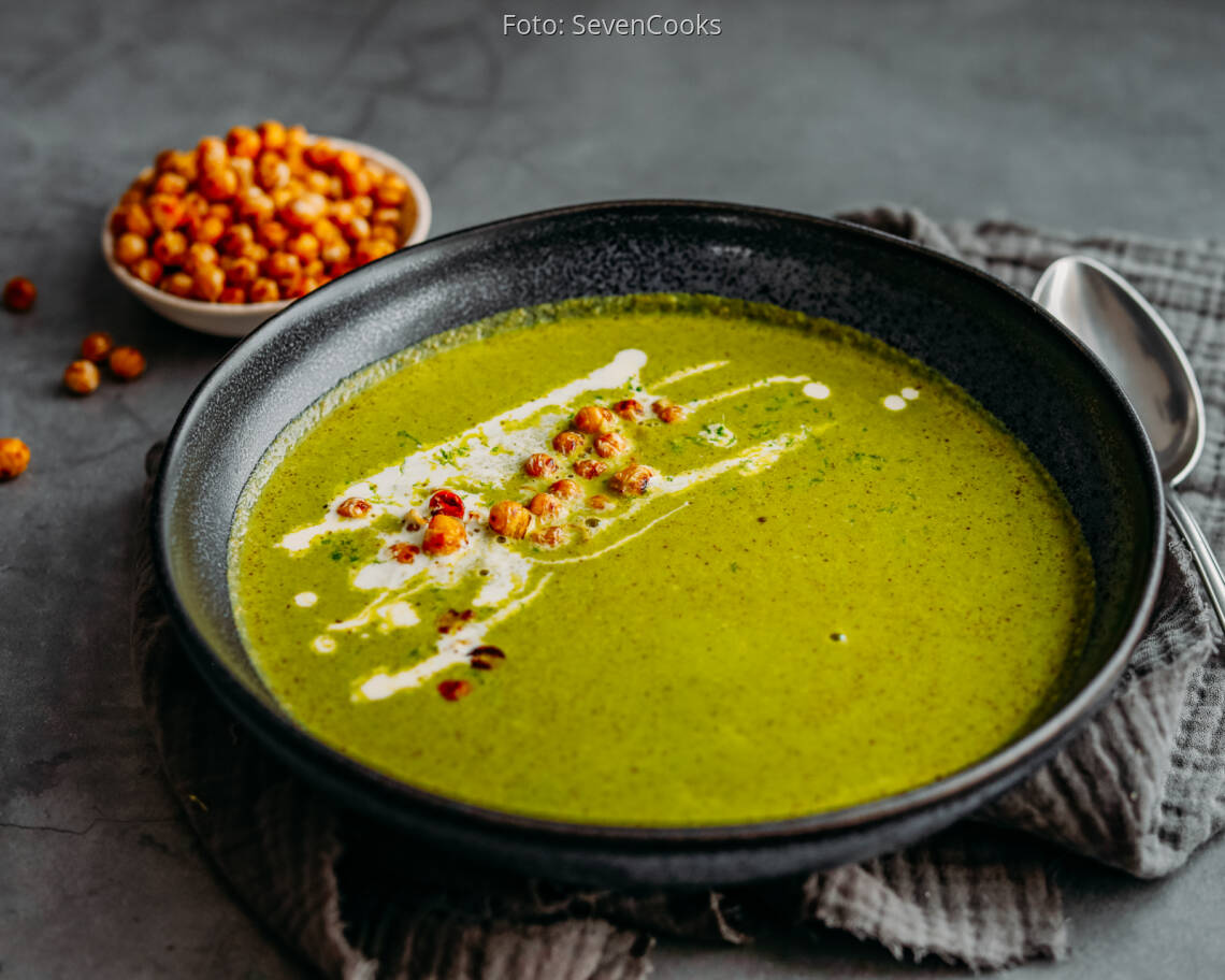 Veganes Rezept: Grünkohl-Kokos-Suppe 2