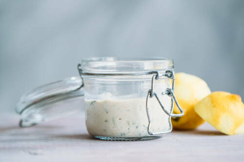 veganes Rezept Gurken-Joghurt-Dip