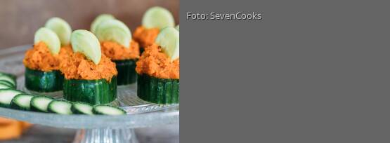 Rezeptbild für "Gurken-Karotten-Canapees"