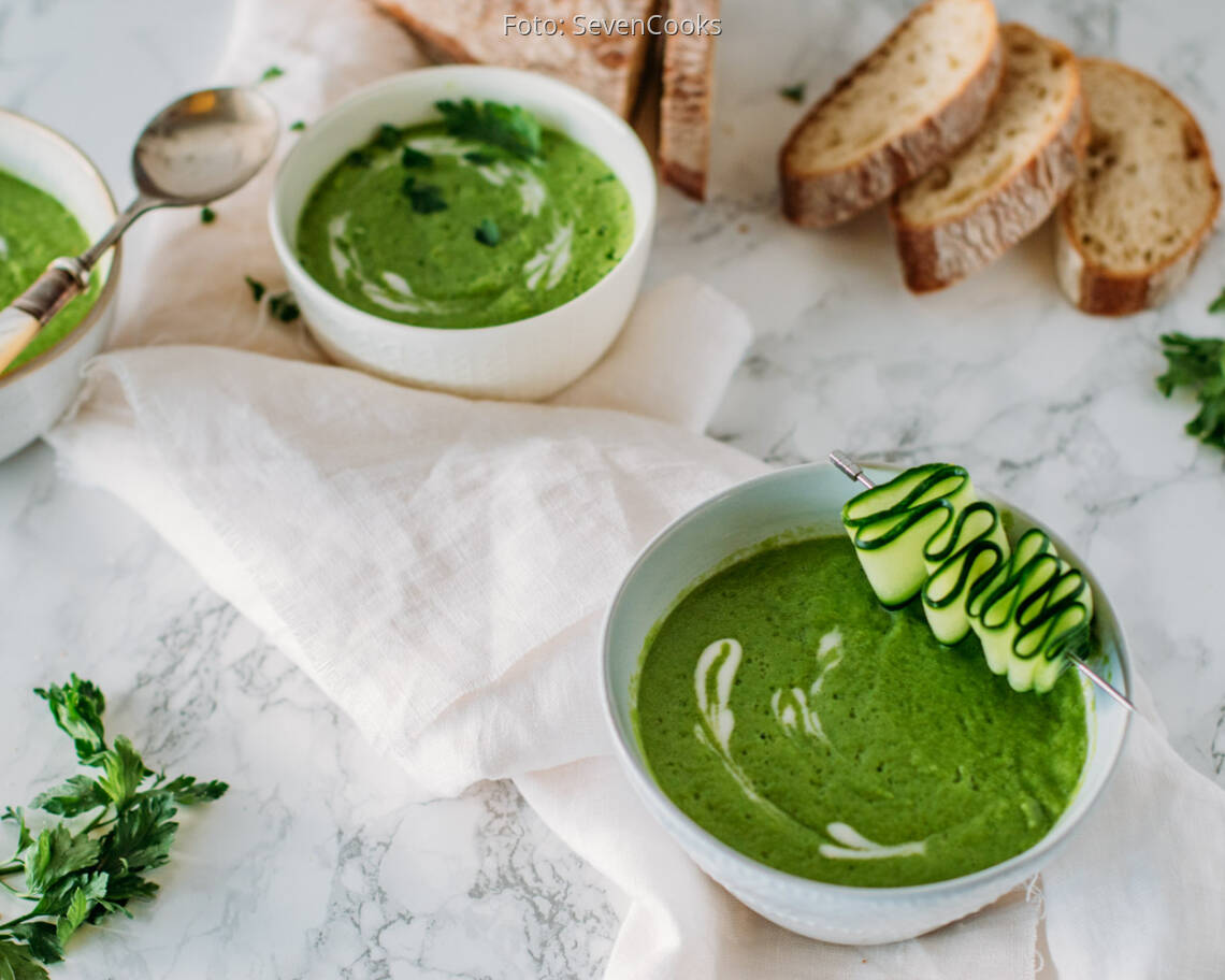 Veganes Rezept: Gurkensuppe