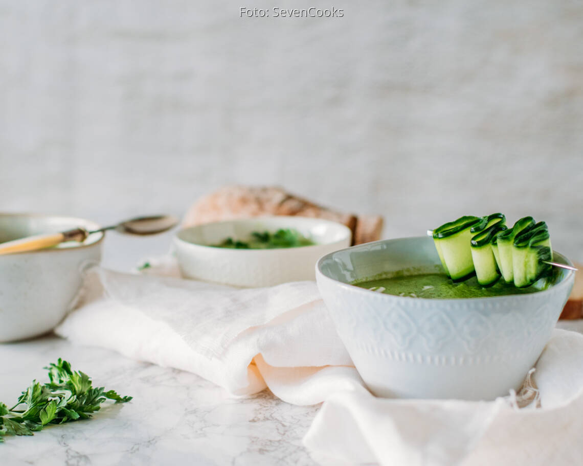 Veganes Rezept: Gurkensuppe