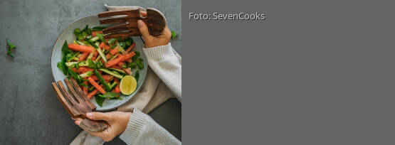 Rezeptbild für "Gurken-Wassermelonen-Salat"