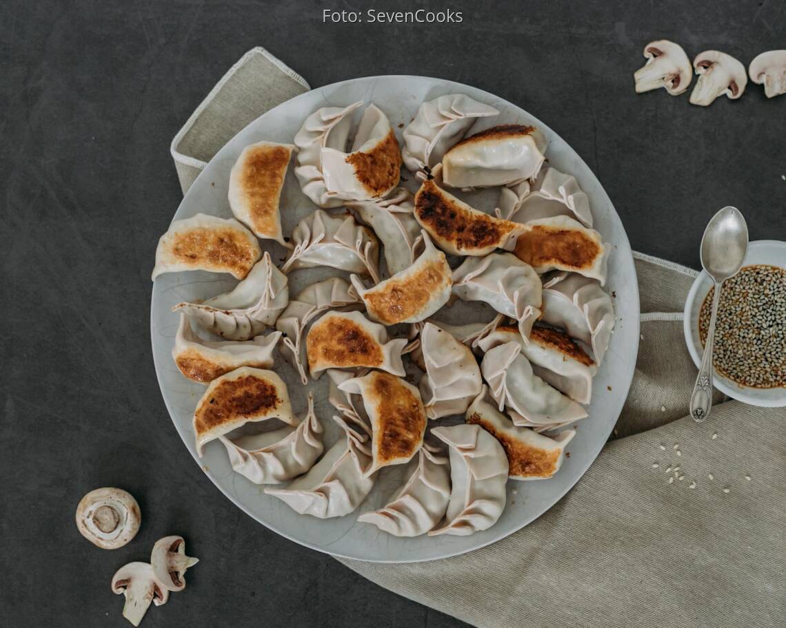Veganes Rezept: Gyoza mit Pilzfüllung 2
