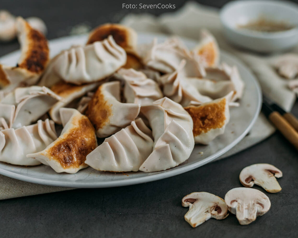 Veganes Rezept: Gyoza mit Pilzfüllung 3
