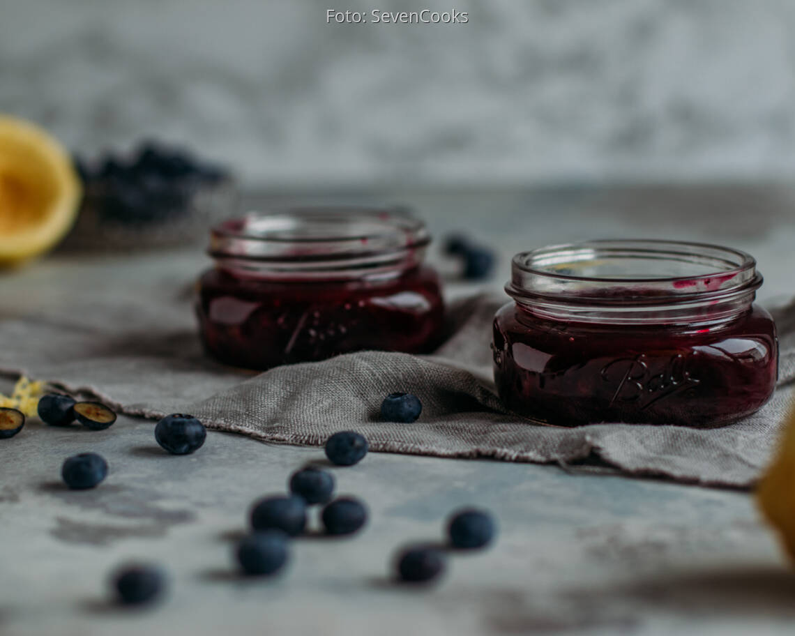 Veganes Rezept: Heidelbeerkompott