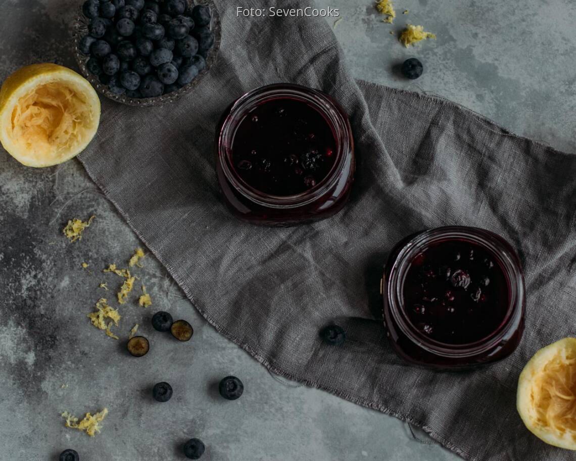 Veganes Rezept: Heidelbeerkompott