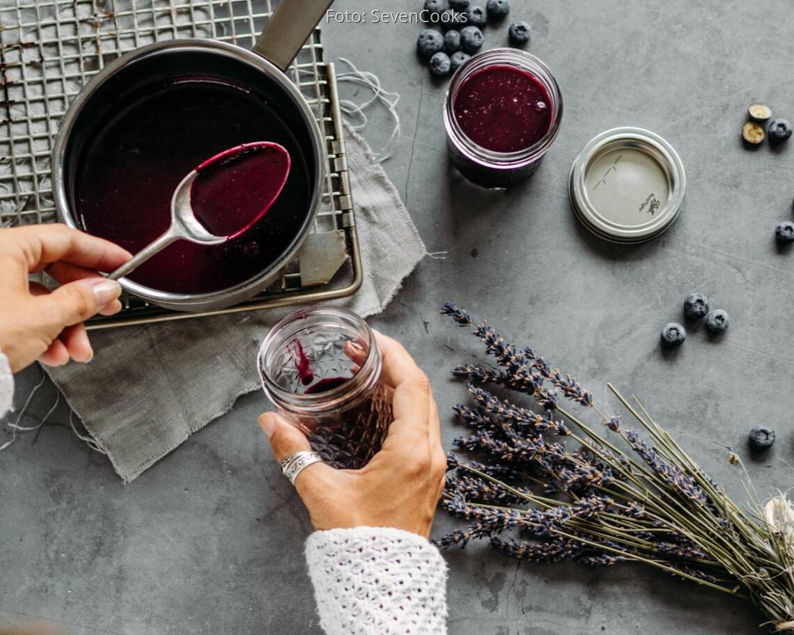 Veganes Rezept: Heidelbeermarmelade
