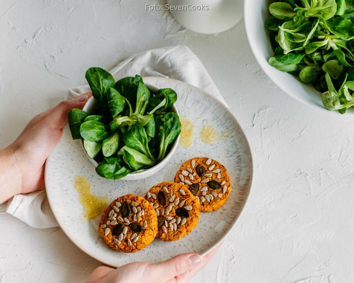 Veganes Rezept: Herbstliche Kürbis-Falafel 1