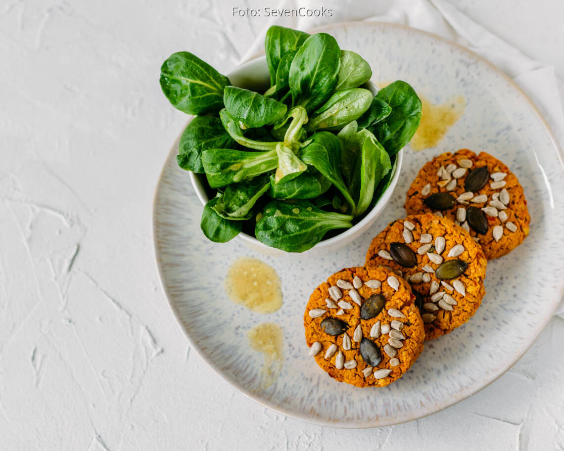 Veganes Rezept: Herbstliche Kürbis-Falafel 2