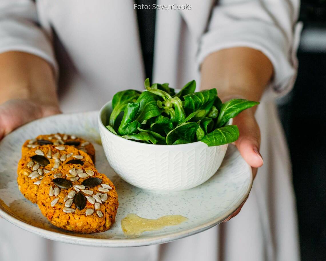 Veganes Rezept: Herbstliche Kürbis-Falafel 3