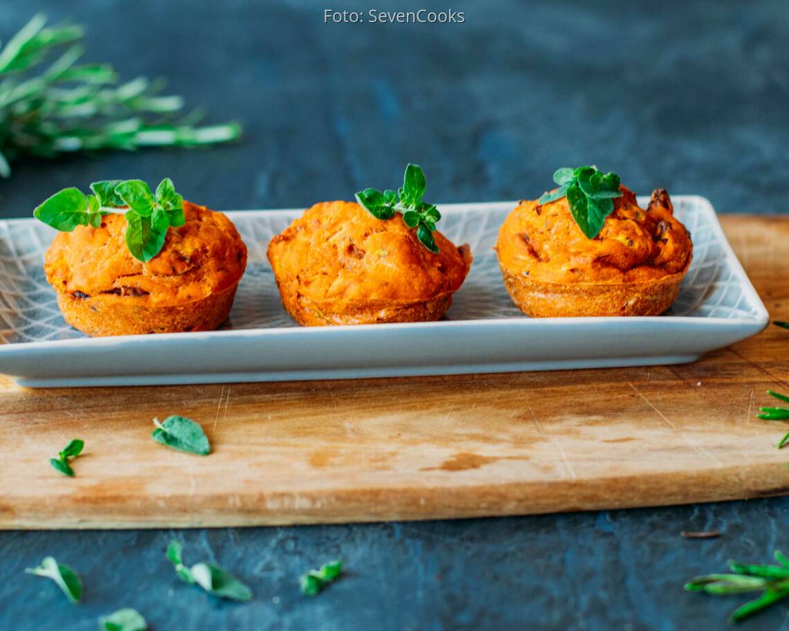 Veganes Rezept: Herzhafte Muffins_1