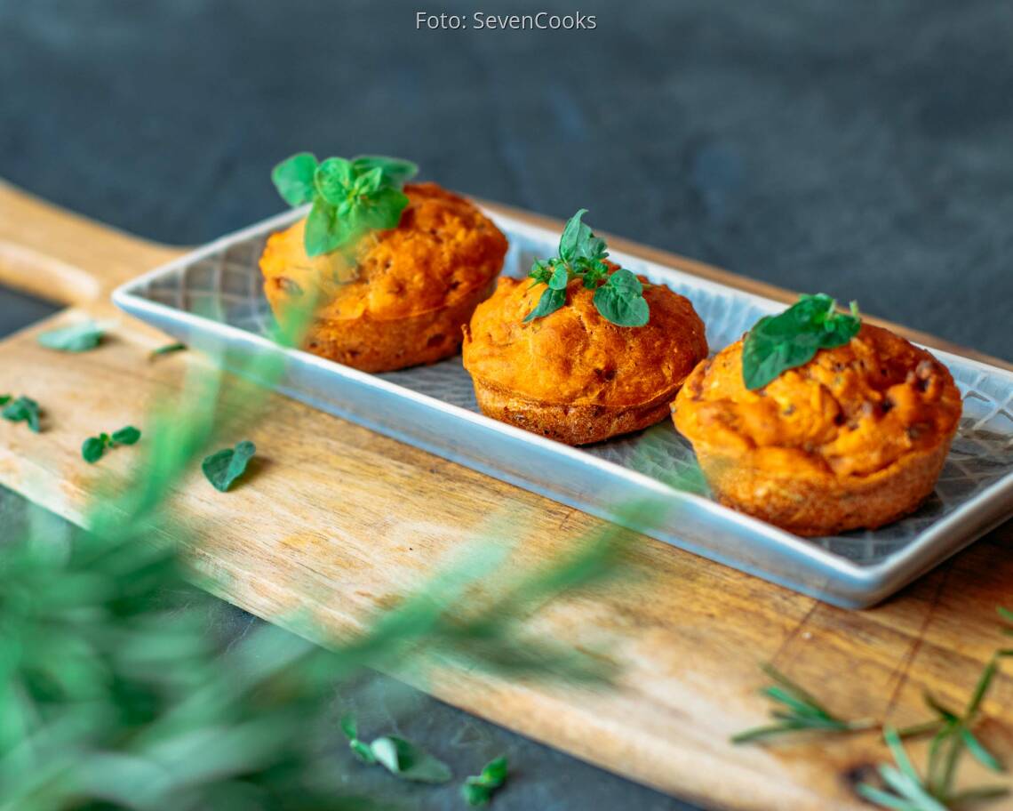 Veganes Rezept: Herzhafte Muffins_2