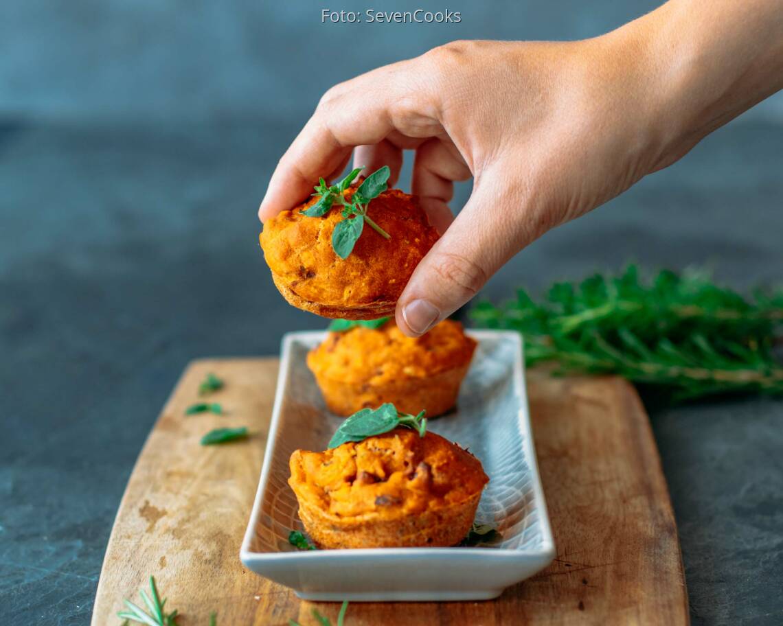 Veganes Rezept: Herzhafte Muffins_3