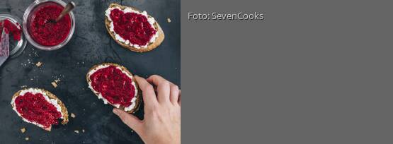 Rezeptbild für "Himbeer-Marmelade mit Chia-Samen"