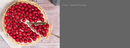 Rezeptbild für "Himbeertarte vegan"