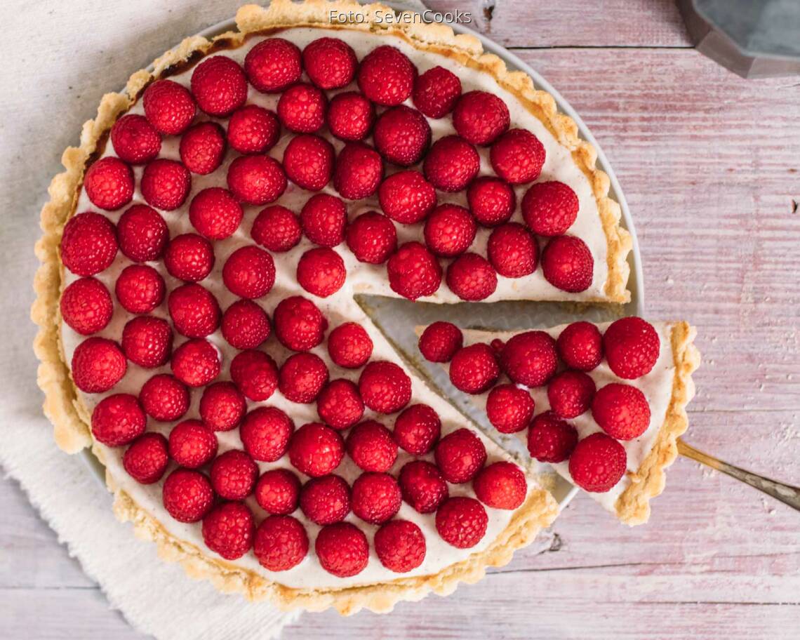 Veganes Rezept: Himbeertarte_1