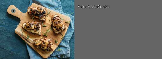 Rezeptbild für "Hummus und Pilz Brotzeit"