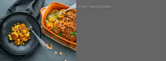 Rezeptbild für "Indischer Blumenkohlauflauf"