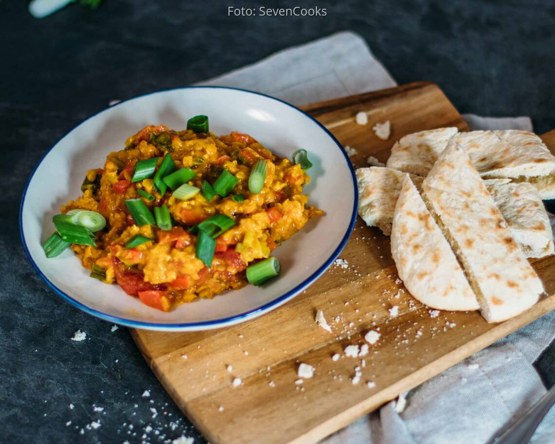 Veganes Rezept: Indischer Linseneintopf 1