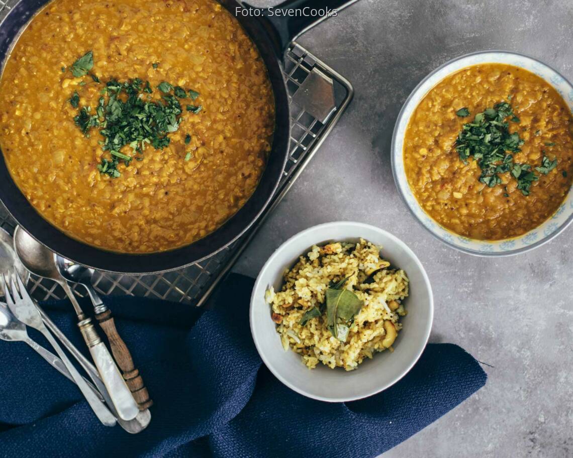 Veganes Rezept: Indisches Dal 2