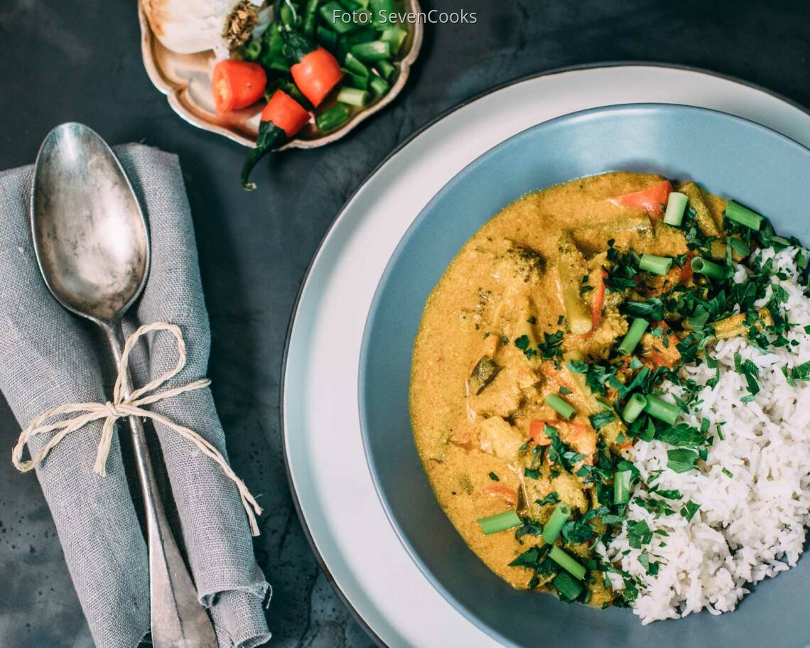 Veganes Rezept: Indisches Gemüsecurry_2