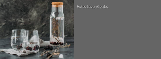 Rezeptbild für "Infused Water: Brombeer-Thymian"