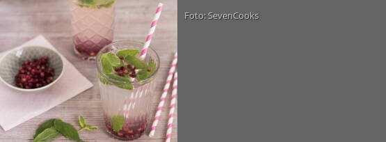 Rezeptbild für "Infused Water Granatapfel-Minze"
