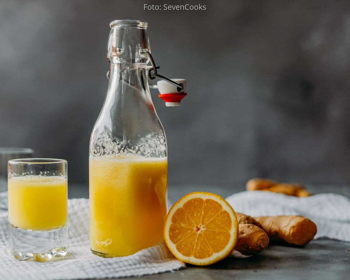 Veganes Rezept: Ingwer Shot selber machen 1