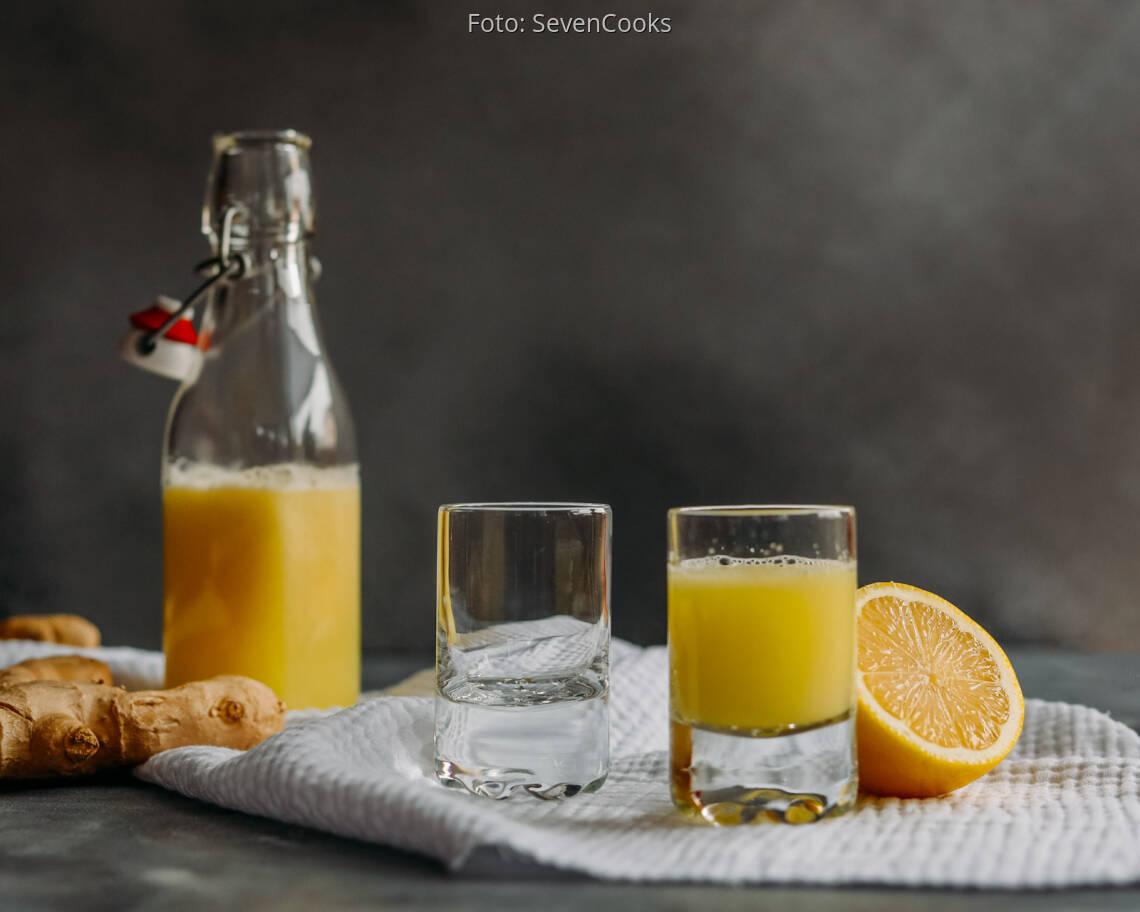 Veganes Rezept: Ingwer Shot selber machen 2