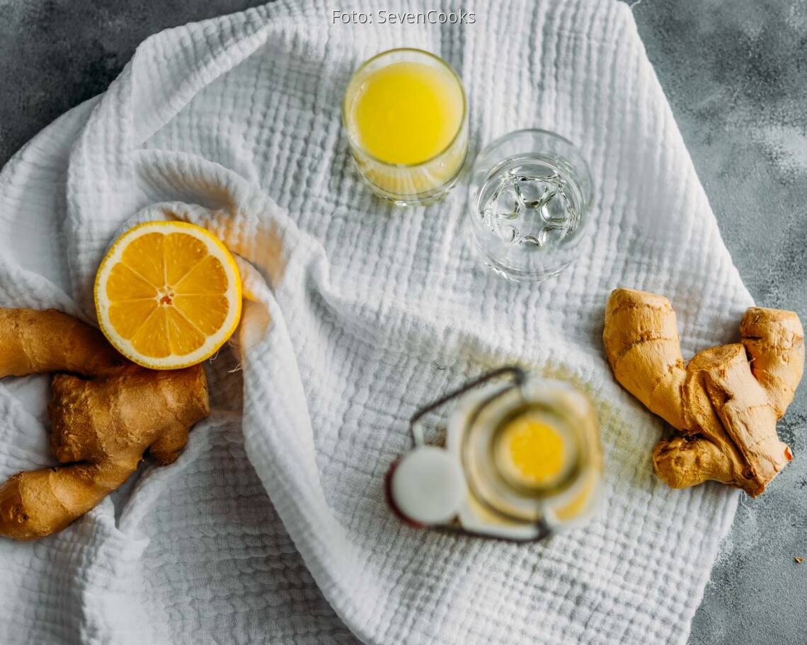 Veganes Rezept: Ingwer Shot selber machen 3