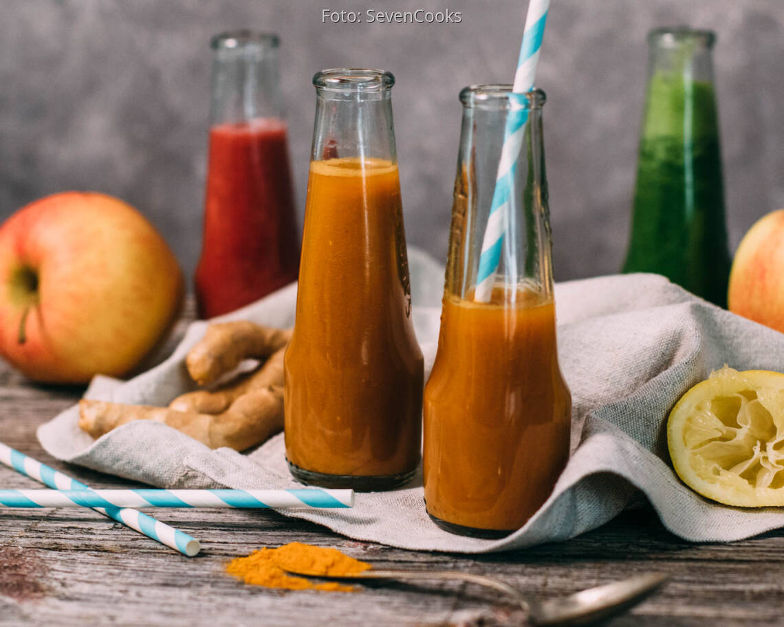 Veganes Rezept: Ingwer-Immunbooster mit Kurkuma_1