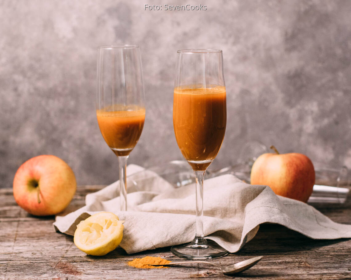 Veganes Rezept: Ingwer-Immunbooster mit Kurkuma_2