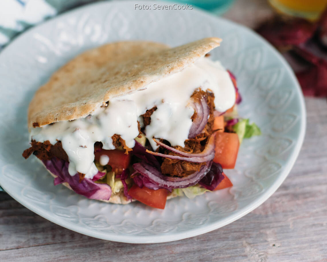 Veganes Rezept: Jackfruit Gyros_1