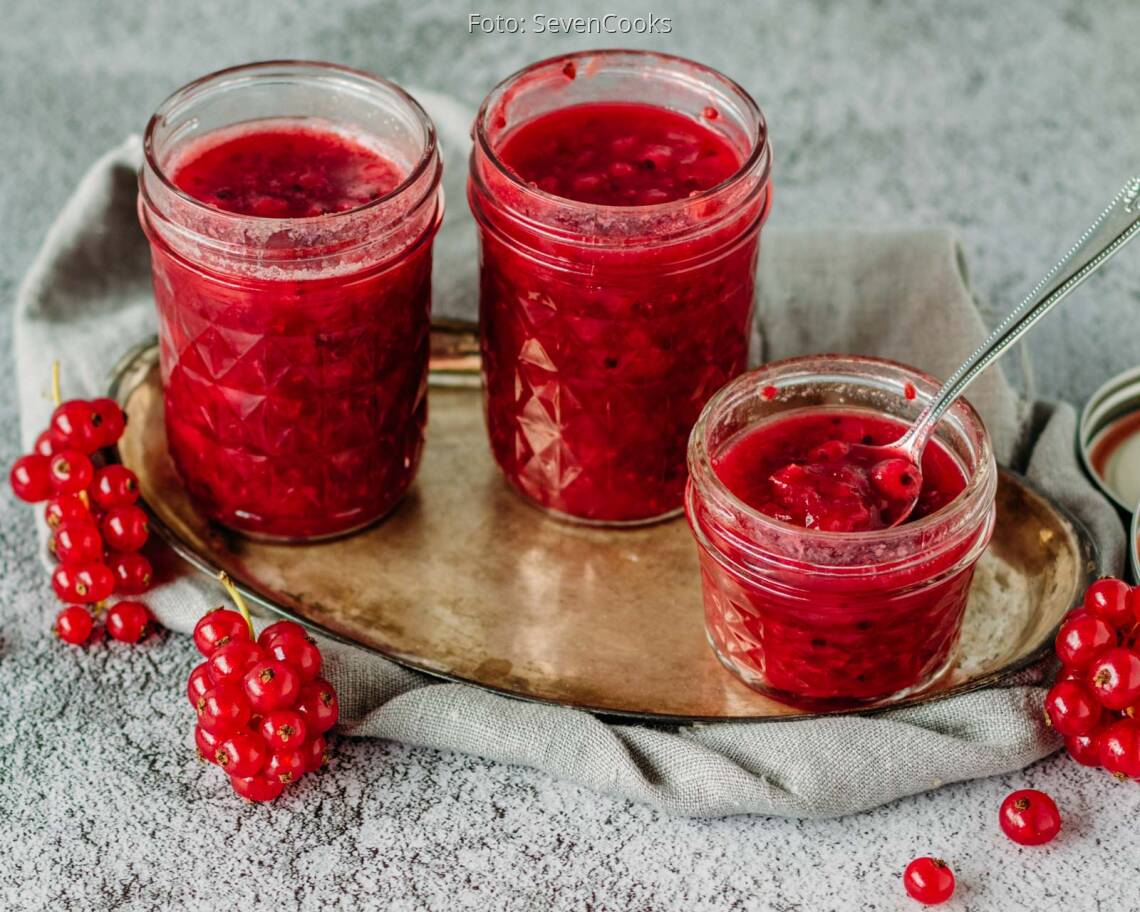 Veganes Rezept: Johannisbeerkonfitüre 2