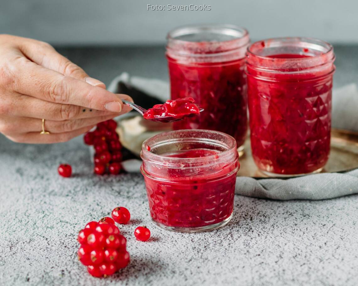 Veganes Rezept: Johannisbeerkonfitüre 3