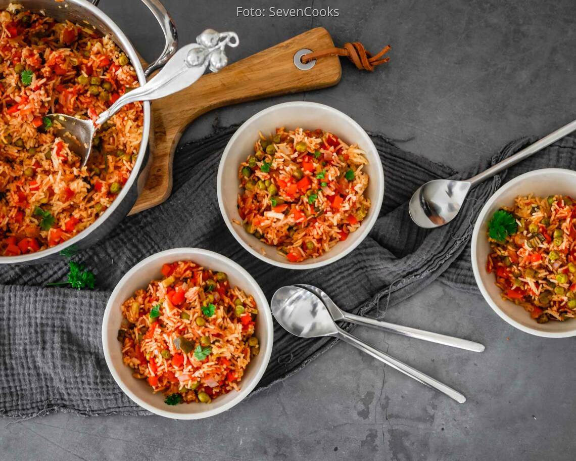 Veganes Rezept: Jollof Rice 3