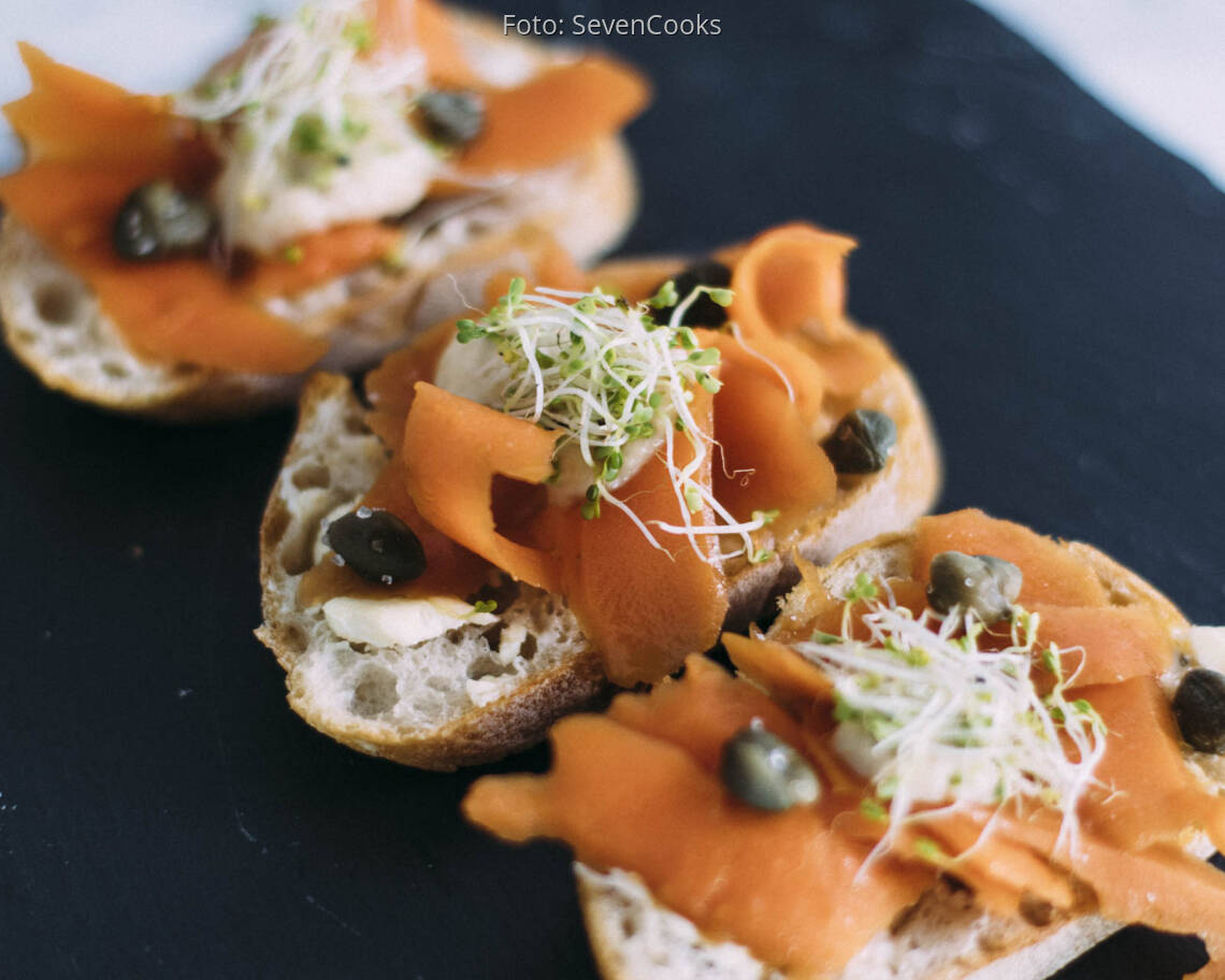 Veganes Rezept: Karottenlachs 2