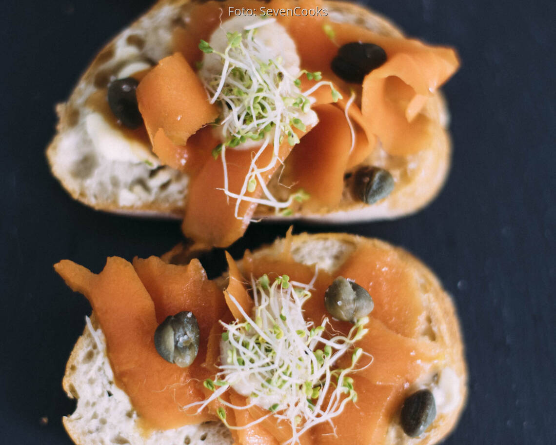 Veganes Rezept: Karottenlachs 3