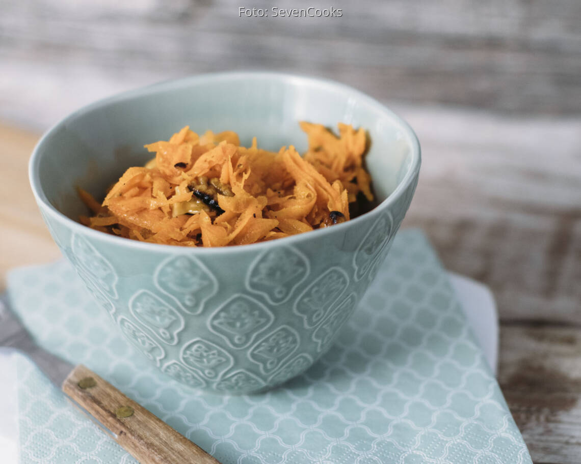 Veganes Rezept: Karottenrohkost 1