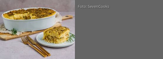 Rezeptbild für "Kartoffel-Sauerkraut-Auflauf"