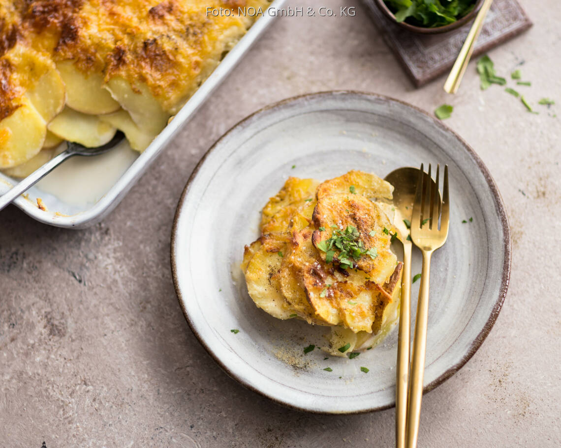 Veganes Rezept: Kartoffelgratin