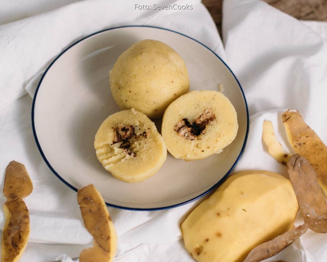 Veganes Rezept: Kartoffelknödel aus gekochten Kartoffeln 2