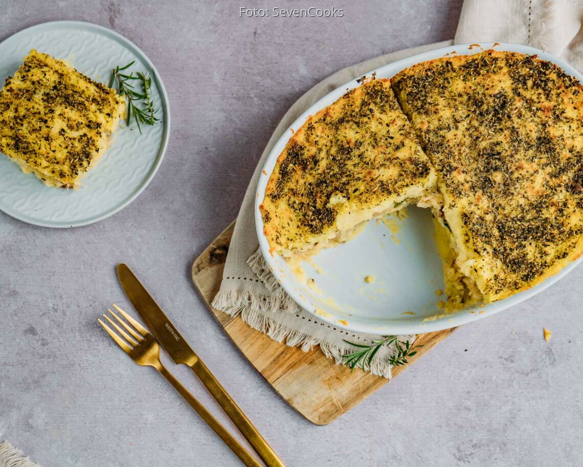 Veganes Rezept: Kartoffel-Sauerkraut-Auflauf 2