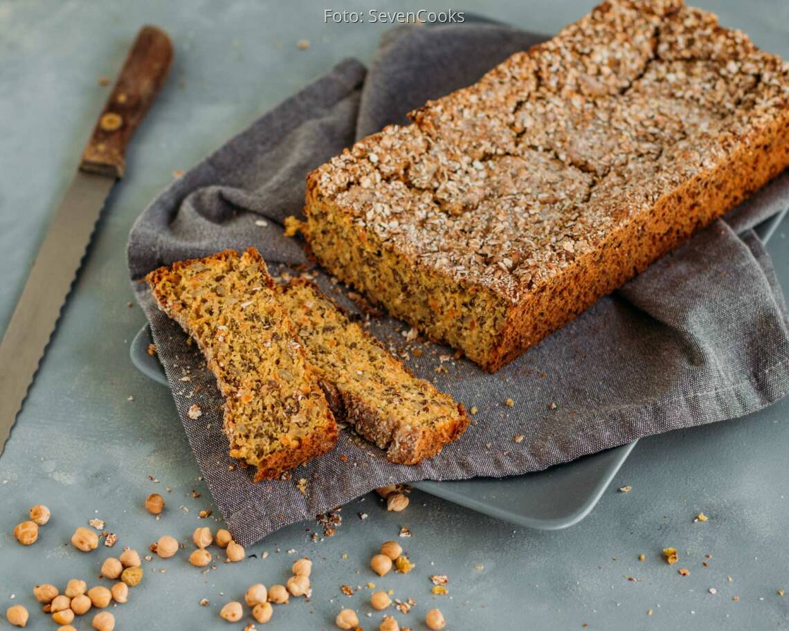 Veganes Rezept: Kichererbsenbrot 3