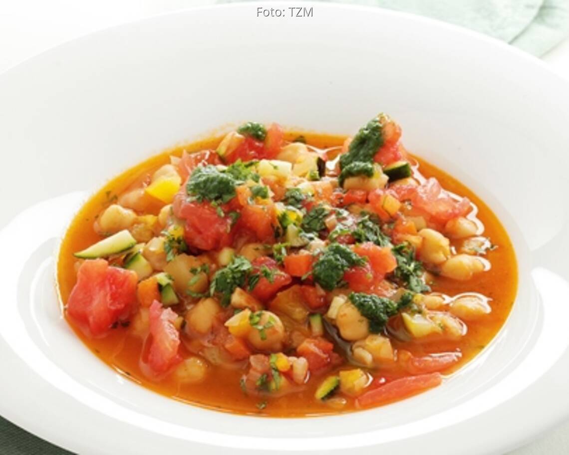 Veganes Rezept: Kichererbsen-Eintopf mit Gemüse 1