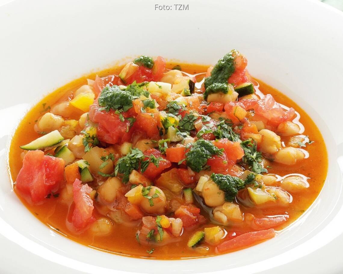 Veganes Rezept: Kichererbsen-Eintopf mit Gemüse 2